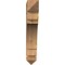Ekena Millwork Merced Arts & Crafts Rough Sawn Bracket, Western Red Cedar, 4"W x 24"D x 24"H BKT04X24X24MRC03RWR - alternate 2